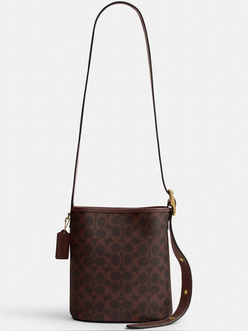 Coach Women's Bleecker 21 Leather Bucket Bag